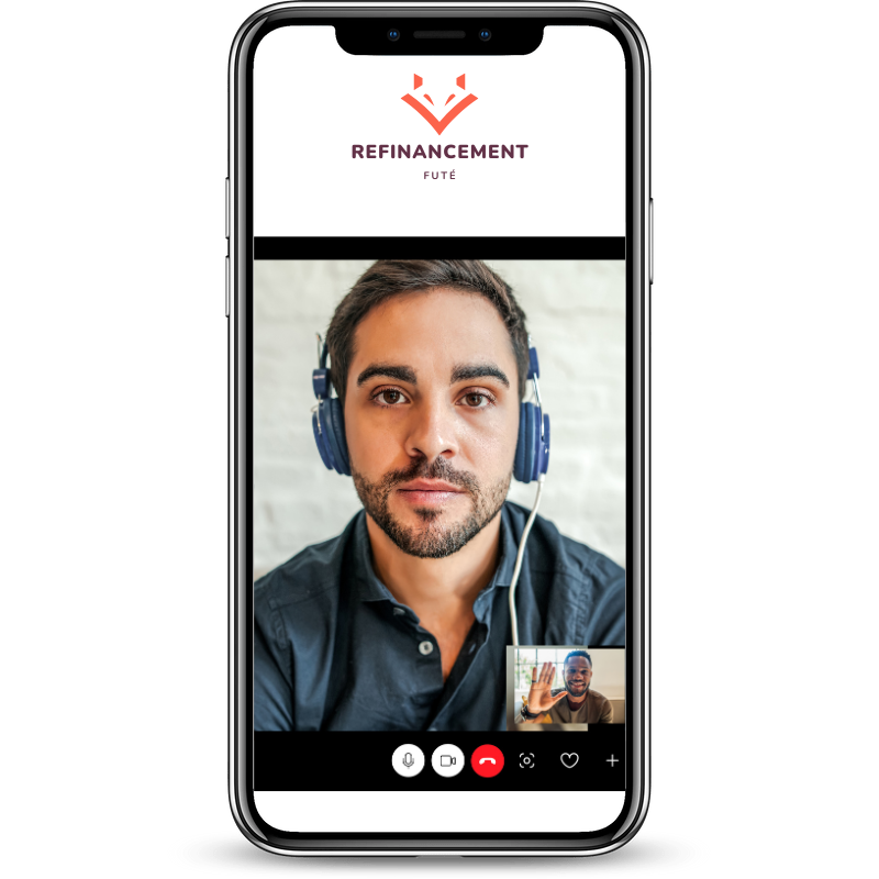 Capture d'écran de l'application de Refinancement Futé pour le refinancement hypothécaire
